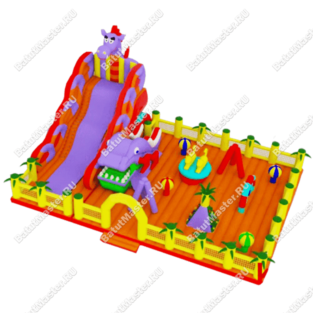 Надувной батут "Долина сказок макси"