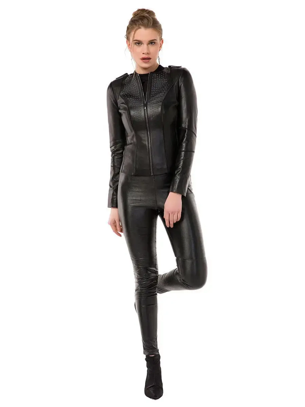 Куртка женская из натуральной кожи