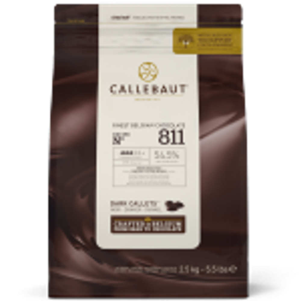 Тёмный Шоколад Callebaut 54,5%, 2,5 кг