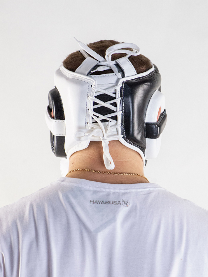 Шлем боксерский LEADERS LS MEX BK/WH 1/2 (черный/белый)