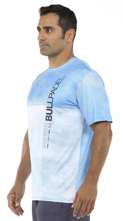 Мужская теннисная футболка Bullpadel Mitu T-Shirt Man - azul claro