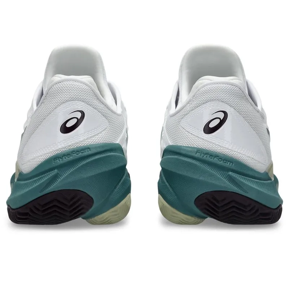Мужские кроссовки теннисные Asics Court FF 3 Clay - white/foggy teal