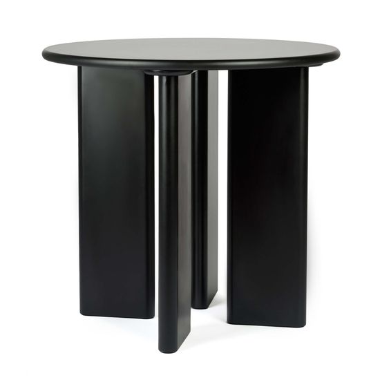 Обеденный стол Blos диаметр 80 черный 