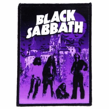 Нашивка Black Sabbath группа фиолетовый фон (123)