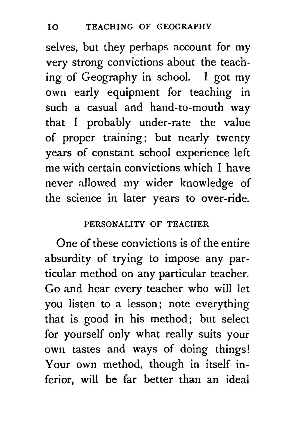 The teaching of geography | Lyde Lionel W.