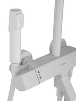 Душевая система с термостатом WONZON & WOGHAND The ONE, Белый матовый (WW-B3094-MW)