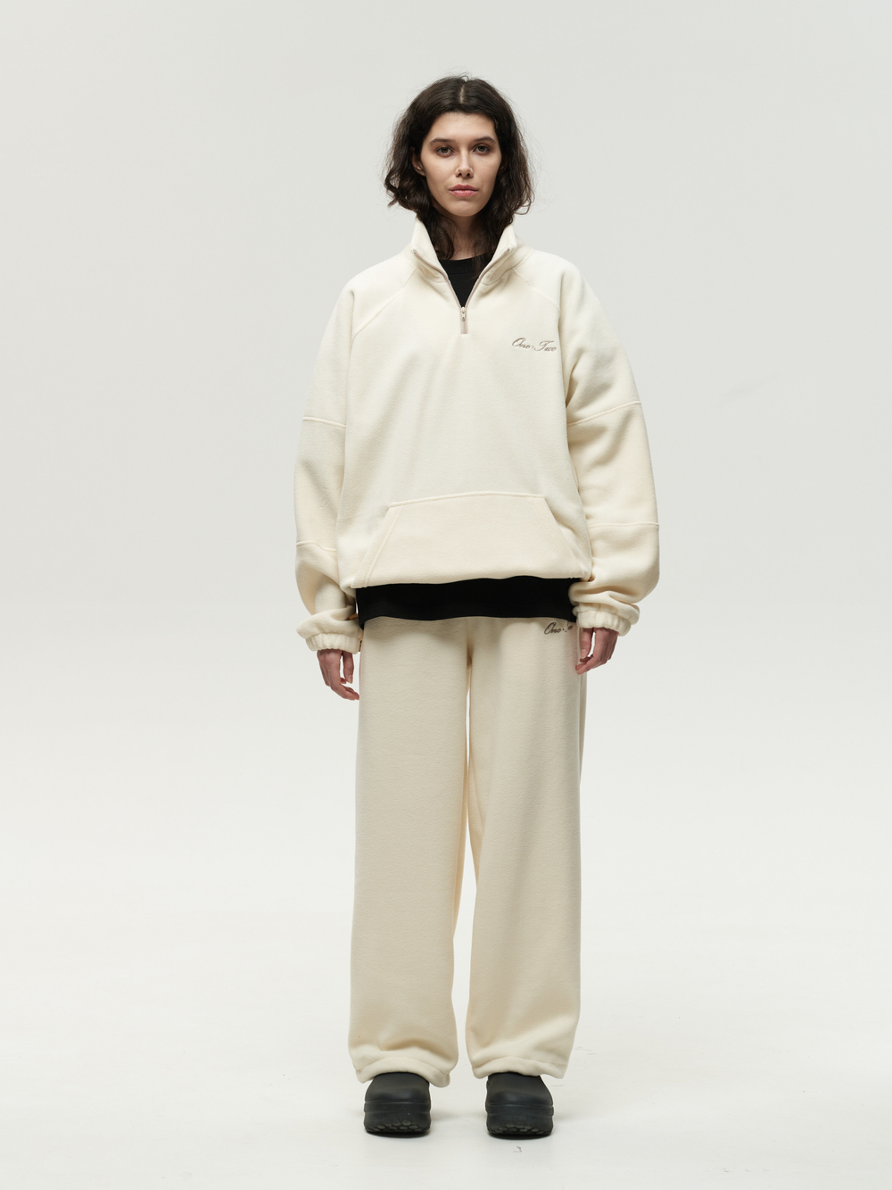 Drawstring Sweatpants Cream