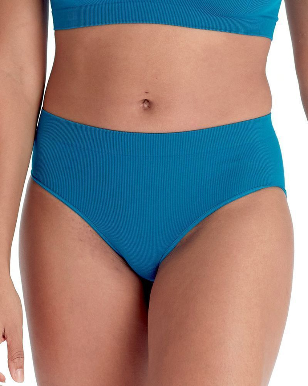 Эко-трусы в мелкий рубчик Eco-wear (Размер: XL) (Цвет: черный)