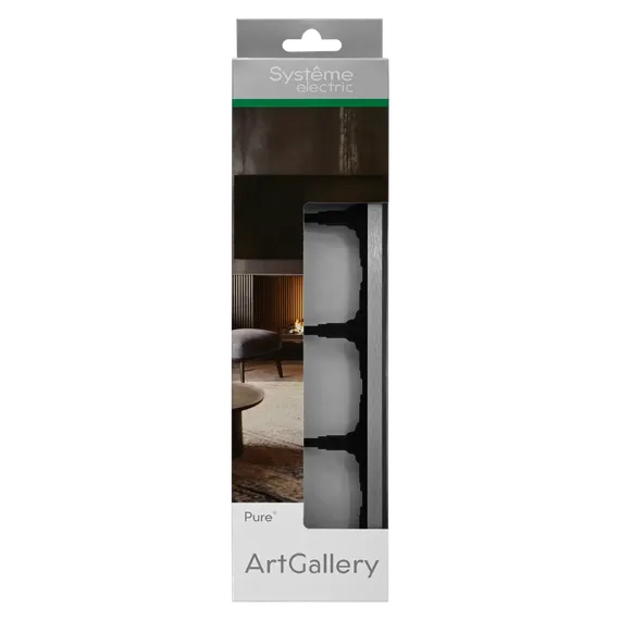Рамка 4-м ArtGallery Pure метал. алюм. SE GAL312104