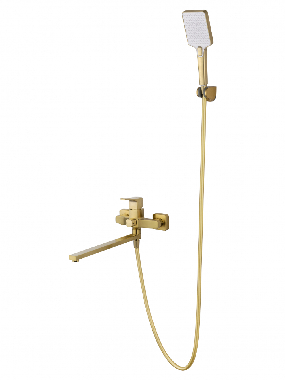 Смеситель для ванны WONZON & WOGHAND FLEX, Брашированное золото (WW-639906-BG)