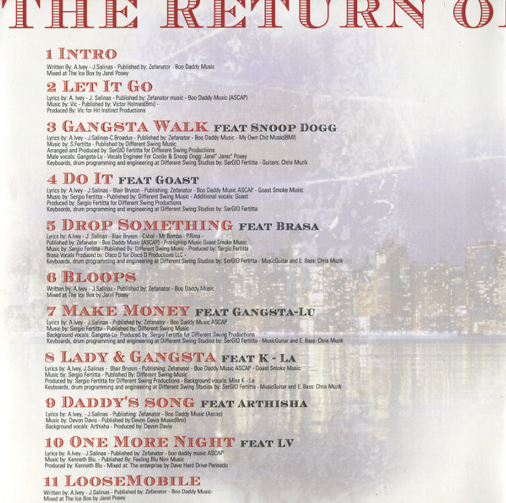 Coolio / The Return Of The Gangsta (RU)(CD)