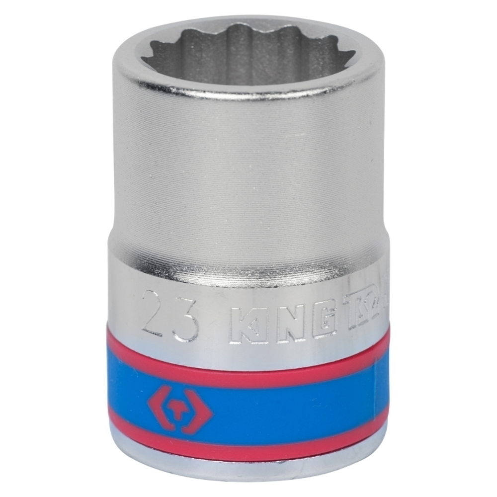 Головка торцевая стандартная двенадцатигранная 3/4&quot;, 23 мм KING TONY 633023M