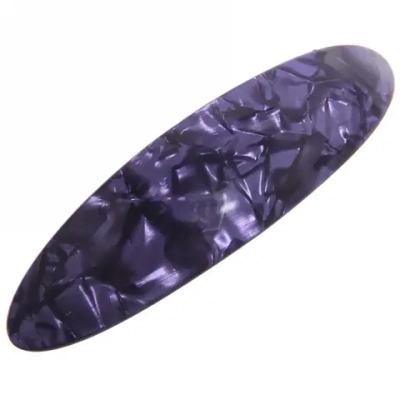 Заколка автомат овал «Кокетка - Мрамор», микс 6 цветов 10см