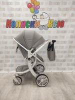 Коляска трансформер Farfello Aimile Original New Silver капучино