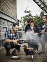 Портативный угольный гриль Weber Smokey Joe Premium, 37 см, чёрный