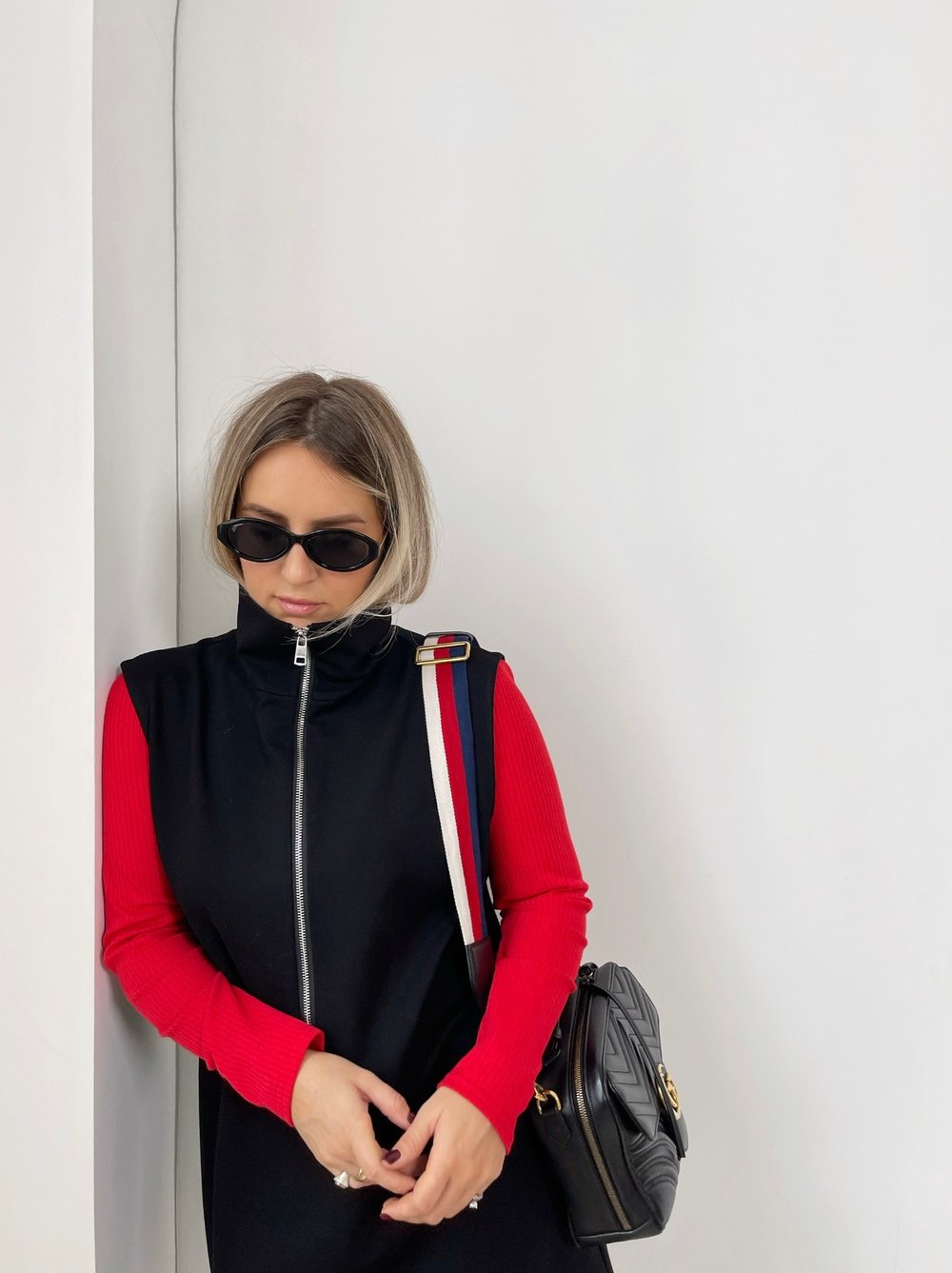 Сарафан поло черный