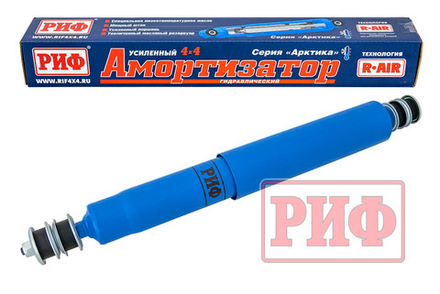 Амортизатор усиленный РИФ "Арктика" передний Toyota Land Cruiser 80/105 лифт 50 мм