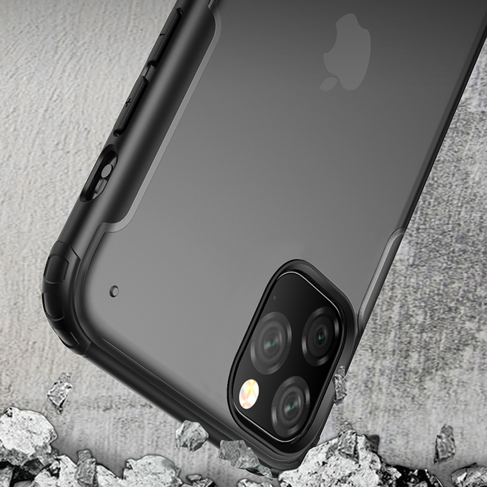 Чехол на телефон iPhone 11 Pro с черными рамками, серии Ultra Hybrid от Caseport