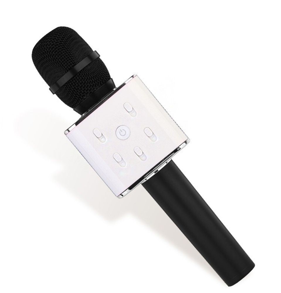 Беспроводной караоке микрофон Q-7 (черный)