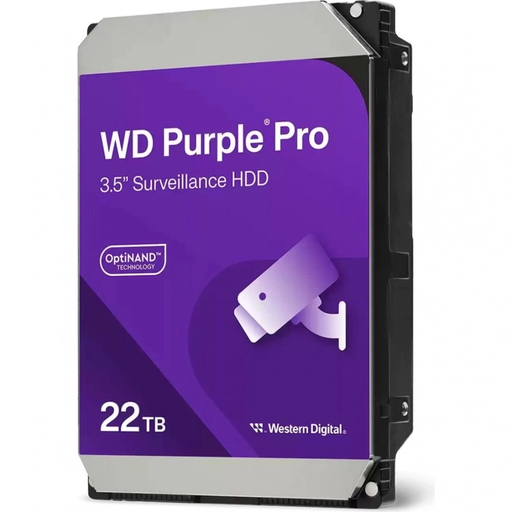 Жесткий диск Western Digital WD Purple Pro 22 ТБ 3.5" (WD221PURP)