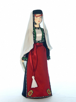 Кукла коллекционная Армянка в женском традиционном костюме.