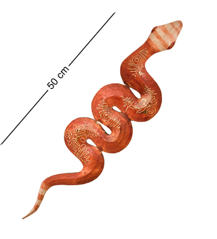 20-098 Панно настенное «Змея» (албезия, о.Бали) 50 см