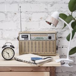 TLD-557 Brown-LED-350Lm-5500K-Dimmer Светильник настольный прищепка. 5W. Сенсорный выключатель. Коричневый. ТМ Uniel