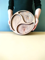 Менажница деревянная сервировочная из кедра для подачи MG292