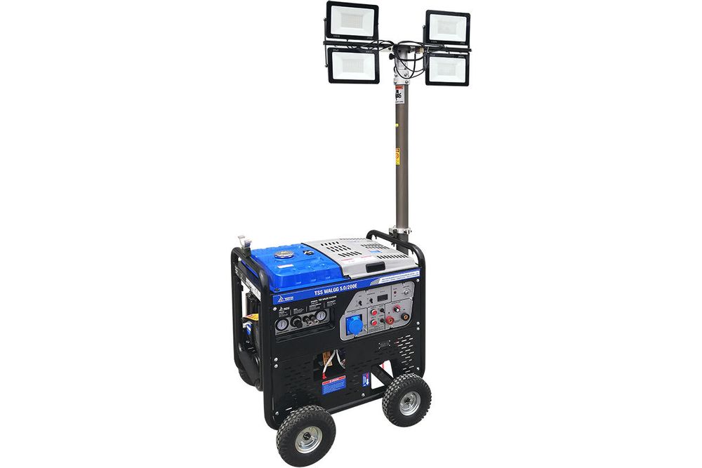 TSS WALGG 5.0/200E - сварочный бензогенератор с компрессором и световой мачтой
