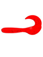 Твистер несъедобный Helios Credo 3,35"/8,5 см White & Green 100шт. (HS-11-016-N)