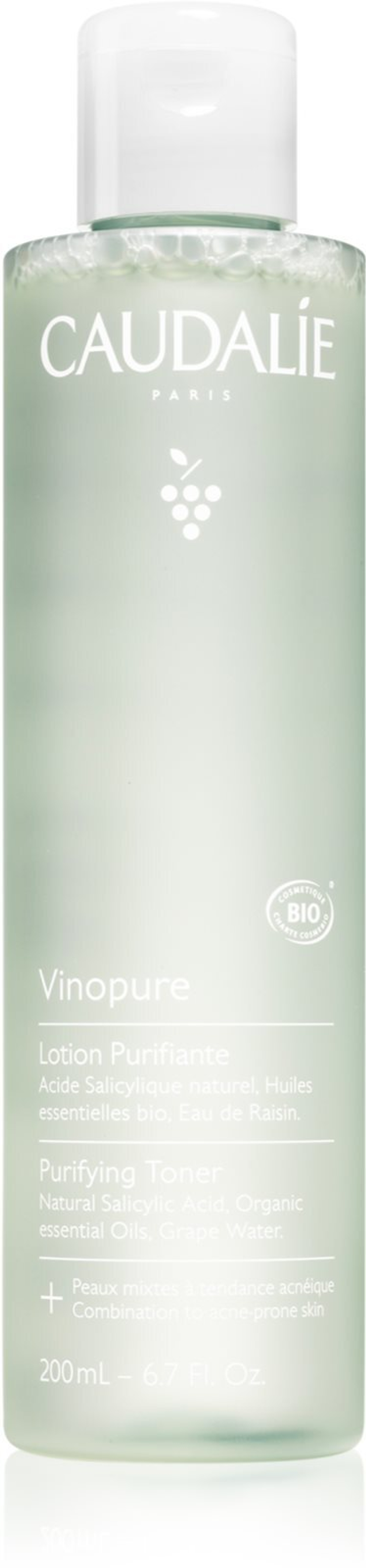 Caudalie Vinopure - очищающий тоник для комбинированной кожи /   200  ml  / GTIN 3522930003427