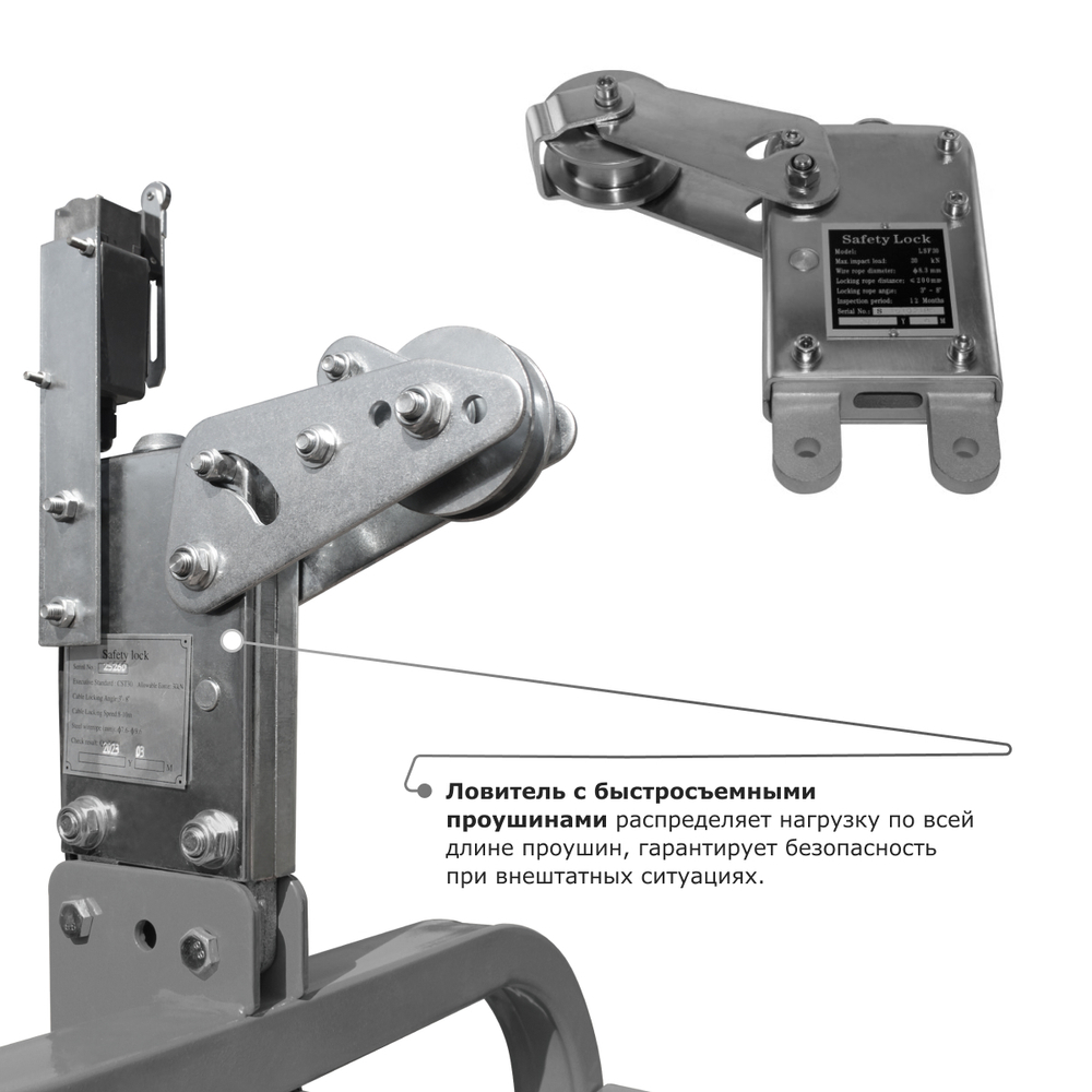 Строительная люлька ZLP-630-60 (длина троса 60 м)