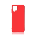 Силиконовый чехол с микрофиброй для Samsung Galaxy A22/M22 red DF