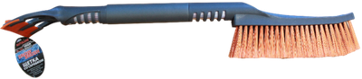 Щетка со скребком AL-101-(кор.12шт) сер-оранж.