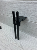 Ножки для мебели черные 15 см 4 штуки