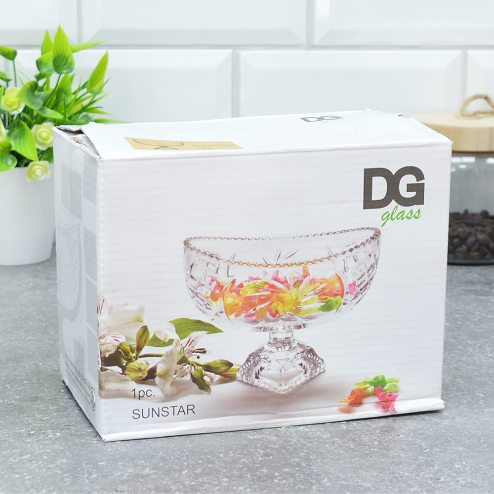 Конфетница на ножке 18,5*11*8,5см "Sunstar"