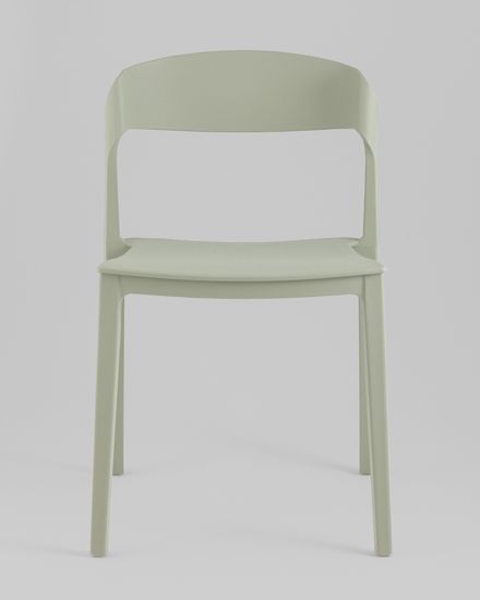 Стул Moris пластик серо-зеленый