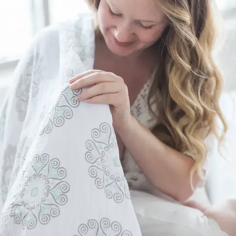 SwaddleDesigns SD-454SC-520MC-452Y Набор пеленок маркизет 3шт.