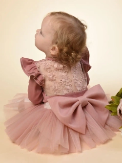 Боди с кружевной спинкой