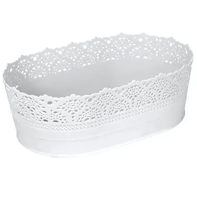 Сухарница АЖУР 22см Белый 0,08,15х0,22м