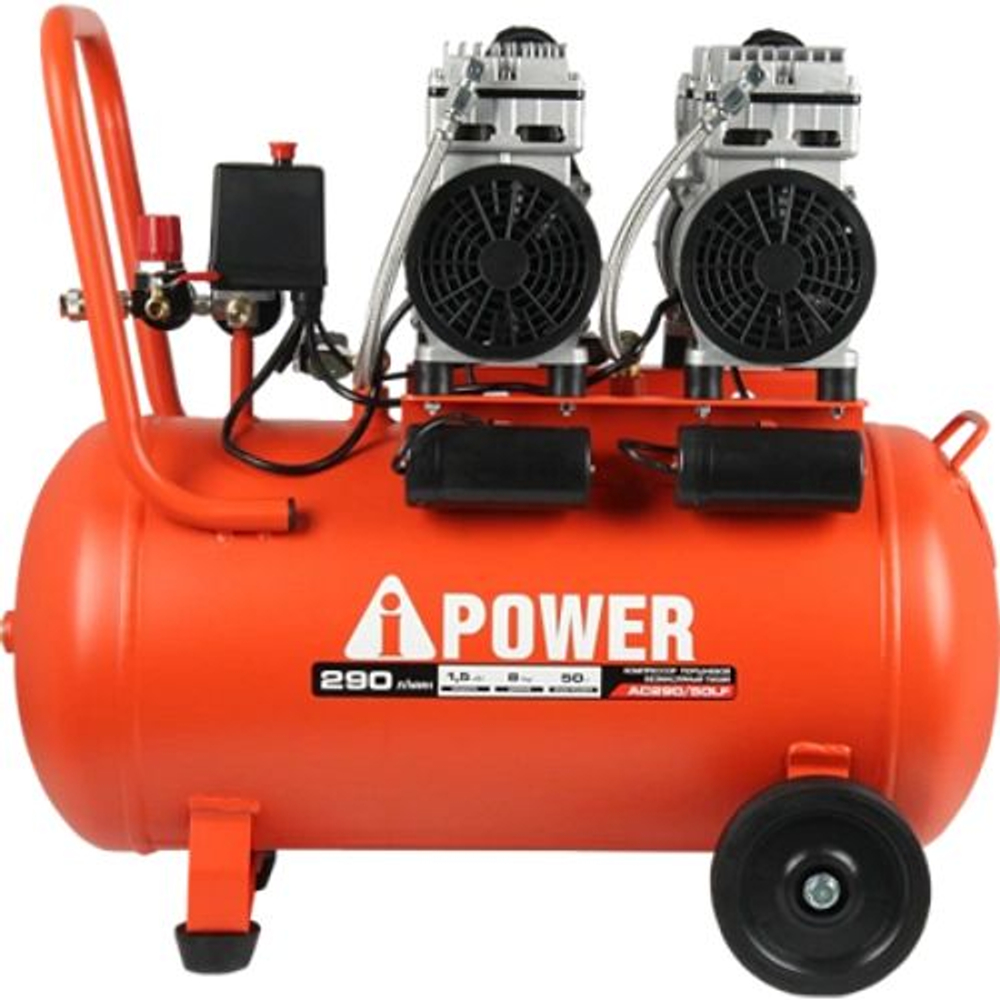 Компрессор поршневой безмасляный A-iPower AC290/50LF