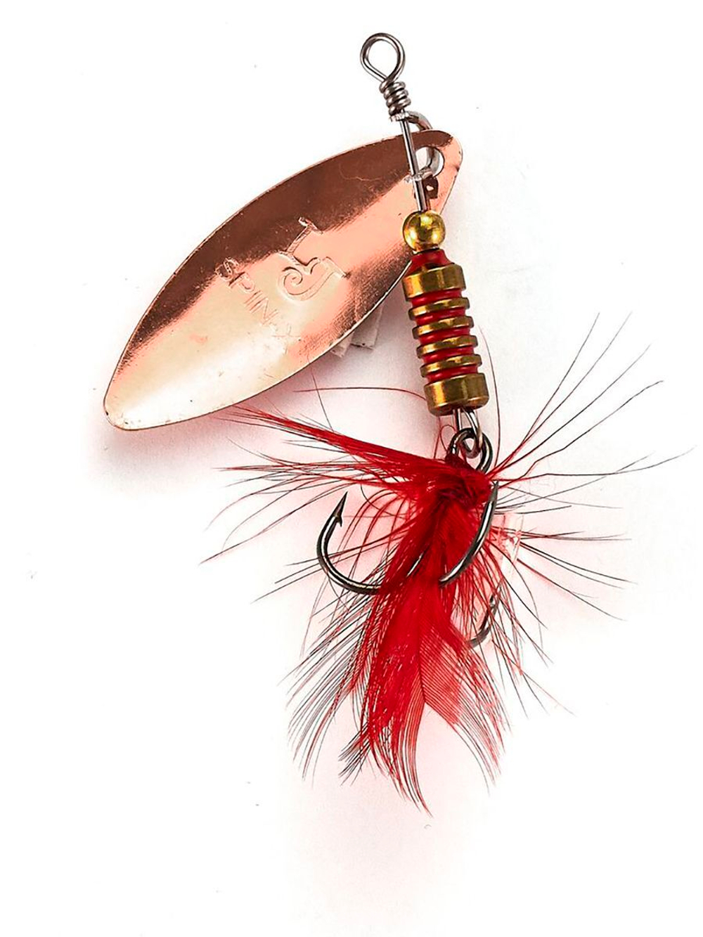 Блесна вращающаяся Lucky John SPIN X LONG 05 12,0г CR (5шт. в упк.)