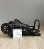 Коляска прогулочная с надувными колёсами luxmom V1 армейский