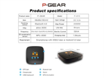 P-GEAR PGEAR P610 GPS LAP TIMER AND CHRONOMETER