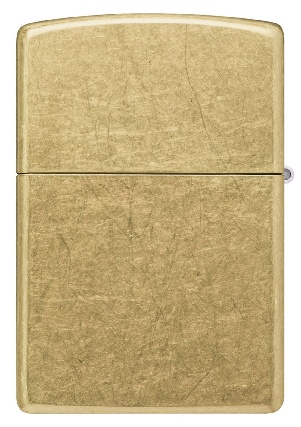 Зажигалка Zippo Classic с покрытием Street Brass золотистая (48267)