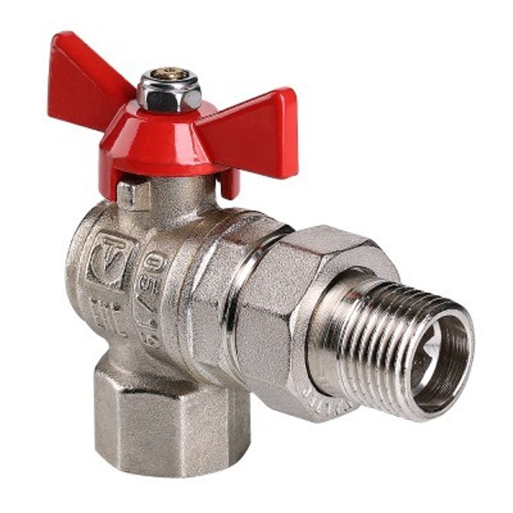 Кран уг. шар. с амер. 3/4&quot; вн./нар. (Valtec)