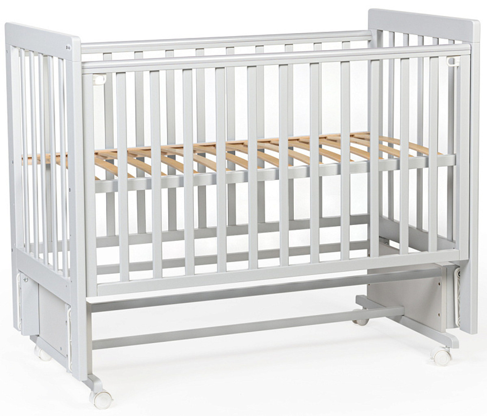 Детская кроватка Tutis Cloud 3 с маятником VD25-2122110 серый