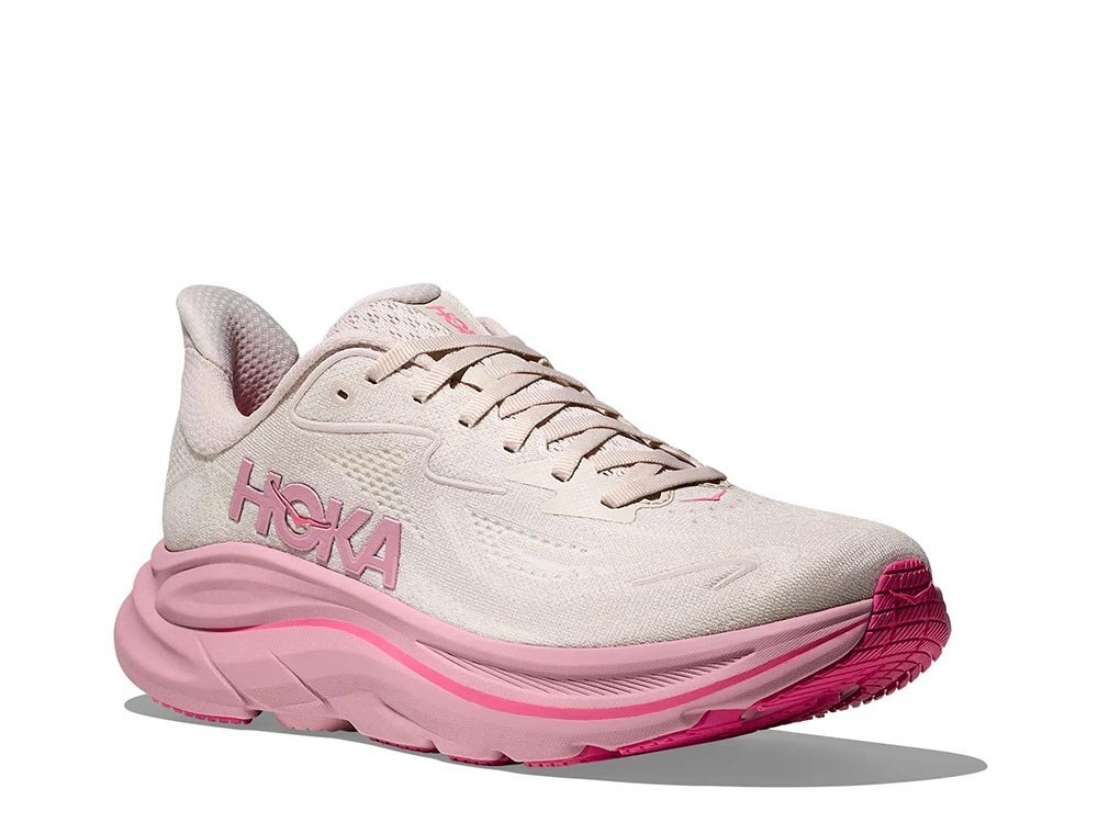 Кроссовки для бега женские Hoka Clifton 10 Розово-Белые