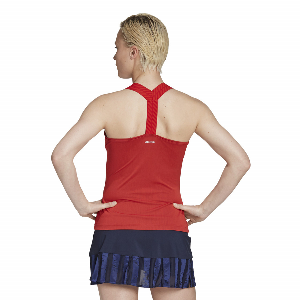 Женский топ теннисный Adidas W Y-Tank - красный