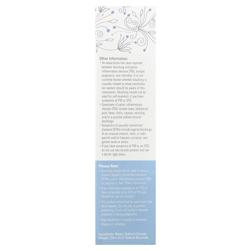 Summer's Eve, Douche, дополнительное очищение, уксус и вода, 2 шт., По 133 мл (4,5 жидк. унц.)